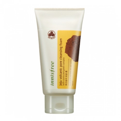 Пенка с вулканической глиной<br /> INNISFREE Jeju Volcanic Pore Cleansing Foam Пенка с вулканической глиной<br /> INNISFREE Jeju Volcanic Pore Cleansing Foam