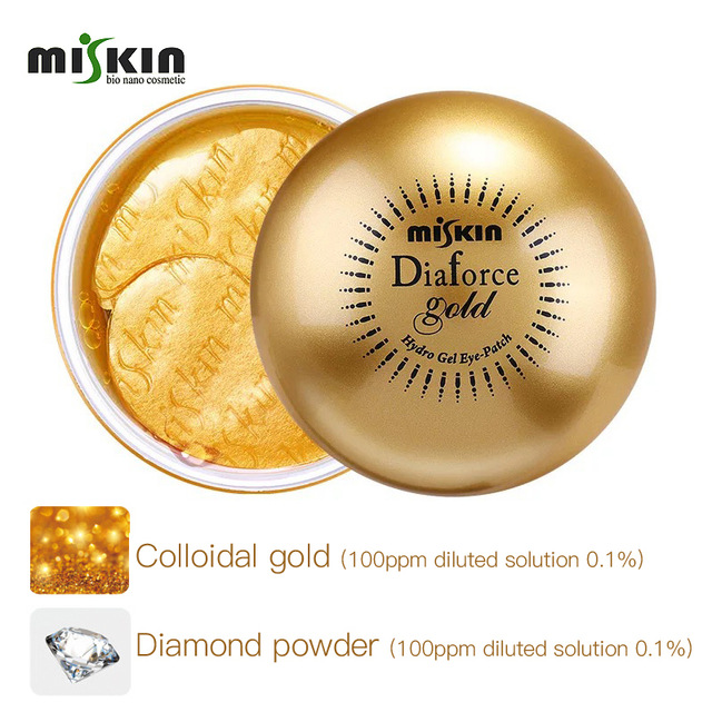 Маска (патчи) для кожи под глазами <br />MISKIN DiaForce Gold Hydro Gel Eye Patch