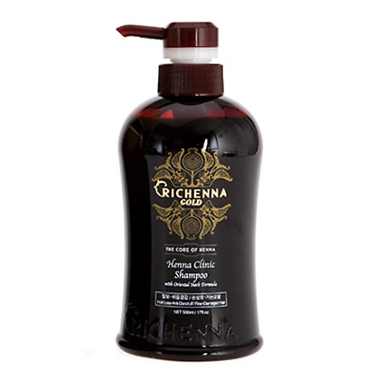 Шампунь укрепляющий с хной <br />RICHENNA GOLD Henna Clinic Shampoo<br />500 мл