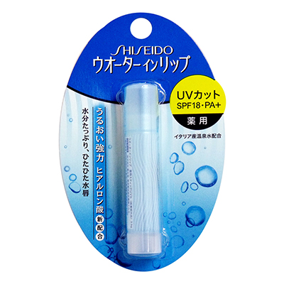 Гиалуроновый бальзам для губ с SPF <br /> Shiseido Water in Lip SPF18